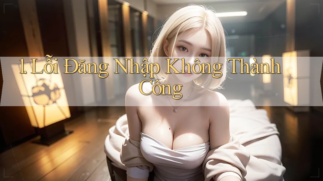 1. Lỗi Đăng Nhập Không Thành Công 1. Lỗi Đăng Nhập Không Thành Công