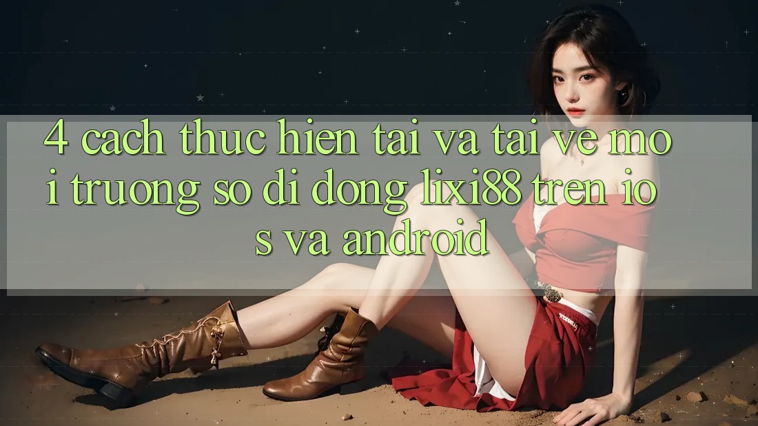 4. Cách thực hiện Tải Và Tải về Môi trường số di động Lixi88 Trên iOS và Android