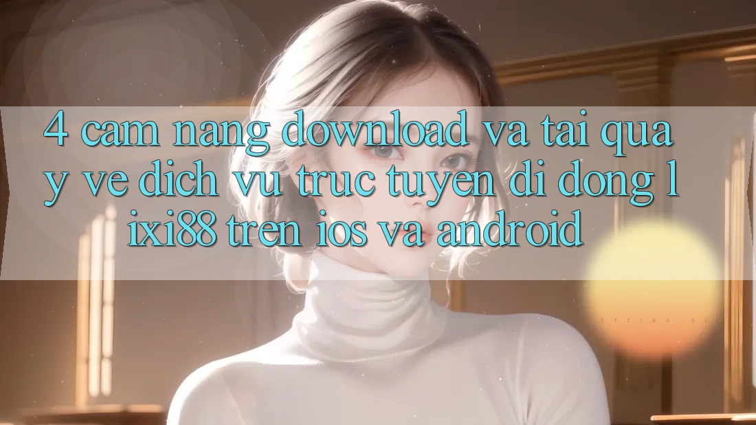 4. Cẩm nang Download Và Tải quay về Dịch vụ trực tuyến di động Lixi88 Trên iOS và Android