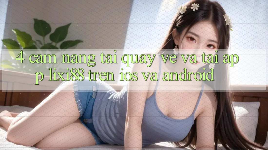 4. Cẩm nang Tải quay về Và Tải App Lixi88 Trên iOS và Android 4. Cẩm nang Tải quay về Và Tải App Lixi88 Trên iOS và Android
