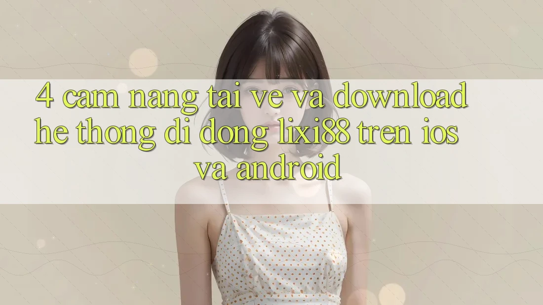 4. Cẩm nang Tải về Và Download Hệ thống di động Lixi88 Trên iOS và Android 4. Cẩm nang Tải về Và Download Hệ thống di động Lixi88 Trên iOS và Android