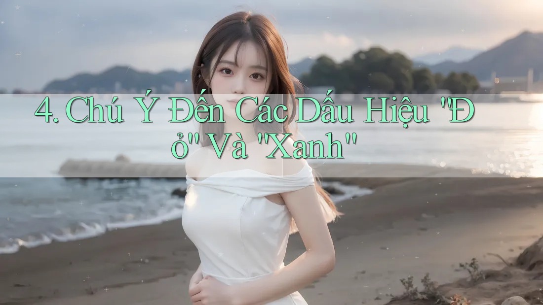 4. Chú Ý Đến Các Dấu Hiệu “Đỏ” Và “Xanh” 4. Chú Ý Đến Các Dấu Hiệu “Đỏ” Và “Xanh”