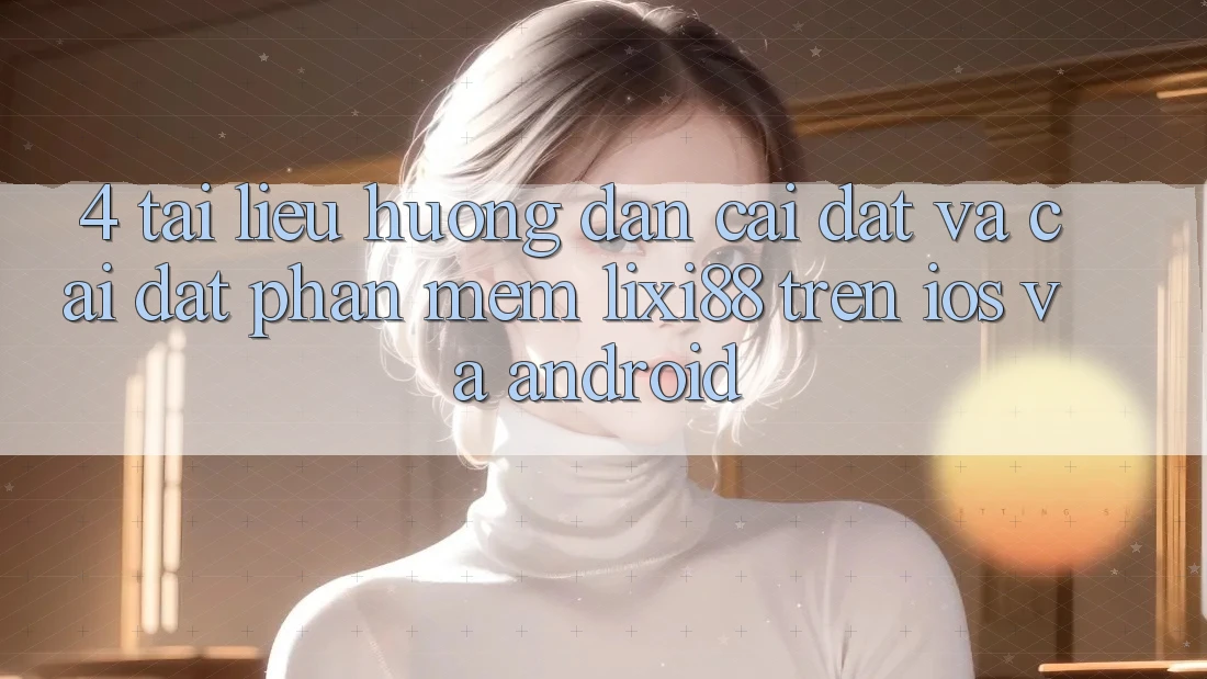 4. Tài liệu hướng dẫn Cài đặt Và Cài Đặt Phần mềm Lixi88 Trên iOS và Android