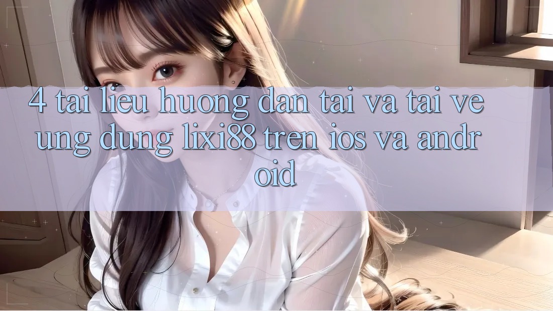 4. Tài liệu hướng dẫn Tải Và Tải về Ứng Dụng Lixi88 Trên iOS và Android 4. Tài liệu hướng dẫn Tải Và Tải về Ứng Dụng Lixi88 Trên iOS và Android