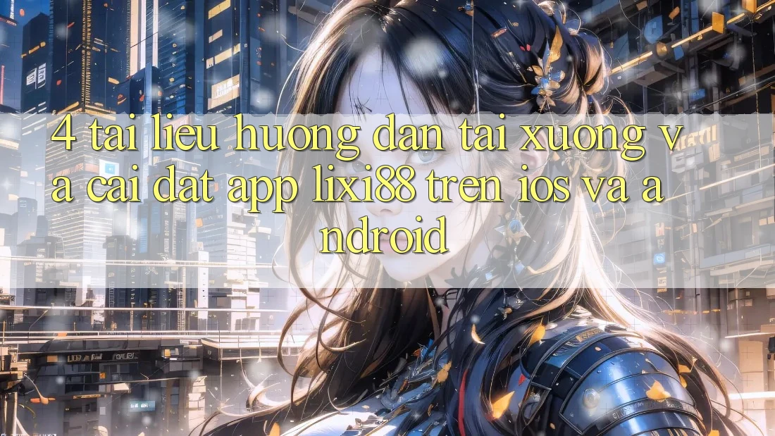 4. Tài liệu hướng dẫn Tải xuống Và Cài Đặt App Lixi88 Trên iOS và Android 4. Tài liệu hướng dẫn Tải xuống Và Cài Đặt App Lixi88 Trên iOS và Android