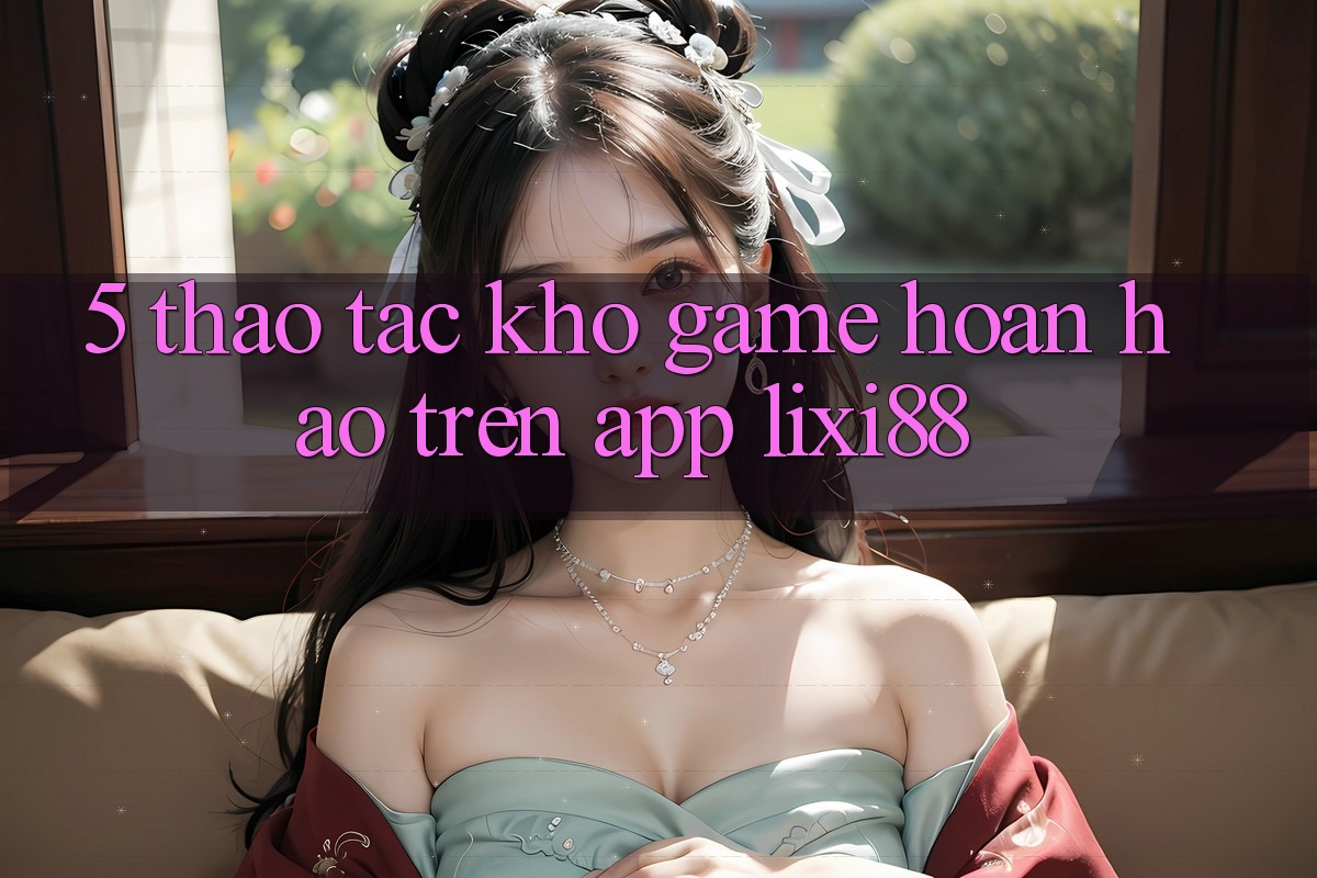 5. Thao tác Kho Game Hoàn hảo Trên App Lixi88 5. Thao tác Kho Game Hoàn hảo Trên App Lixi88