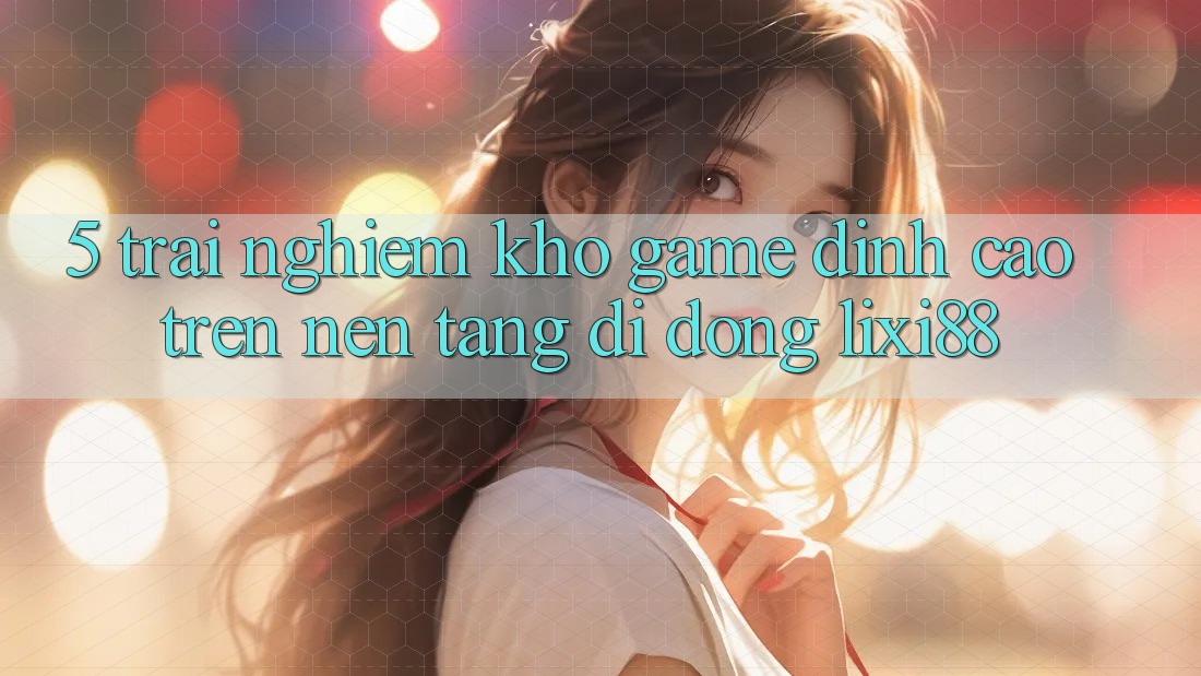 5. Trải nghiệm Kho Game Đỉnh Cao Trên Nền tảng di động Lixi88 5. Trải nghiệm Kho Game Đỉnh Cao Trên Nền tảng di động Lixi88