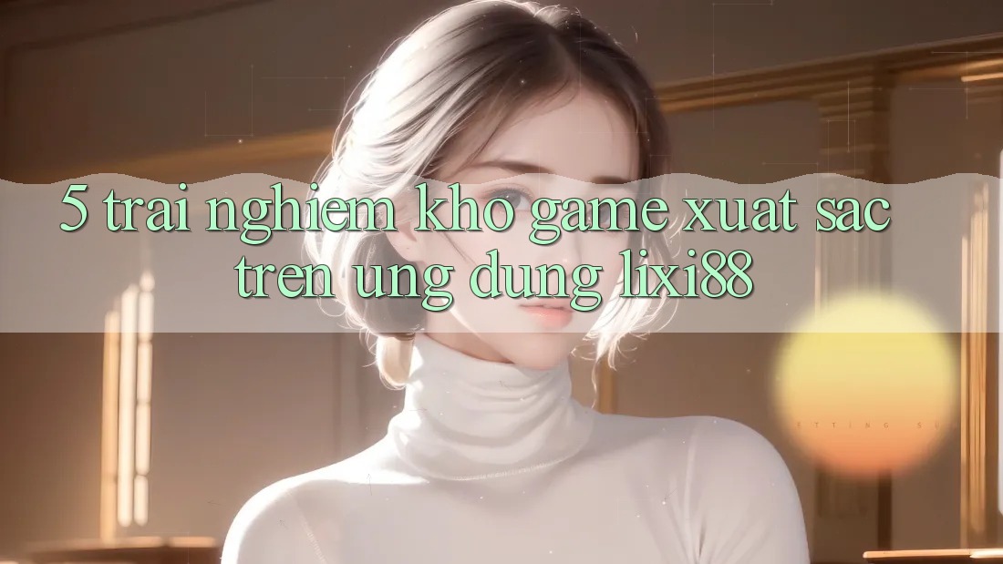 5. Trải nghiệm Kho Game Xuất sắc Trên Ứng dụng Lixi88