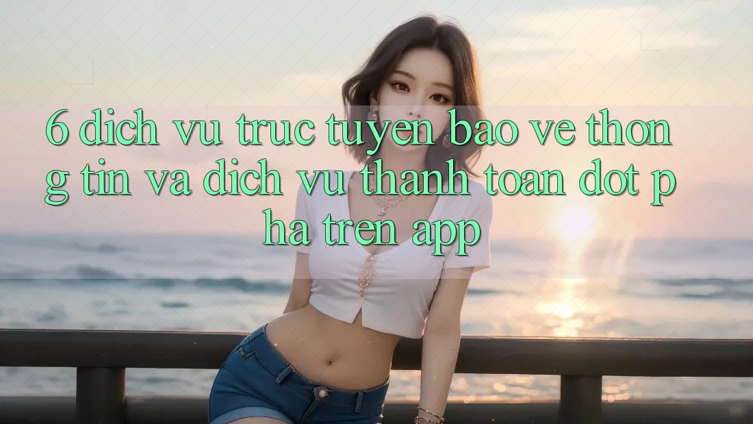 6. Dịch vụ trực tuyến Bảo vệ thông tin Và Dịch Vụ Thanh Toán Đột Phá Trên App 6. Dịch vụ trực tuyến Bảo vệ thông tin Và Dịch Vụ Thanh Toán Đột Phá Trên App