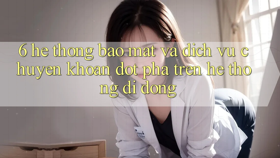 6. Hệ Thống Bảo Mật Và Dịch Vụ Chuyển khoản Đột Phá Trên Hệ thống di động