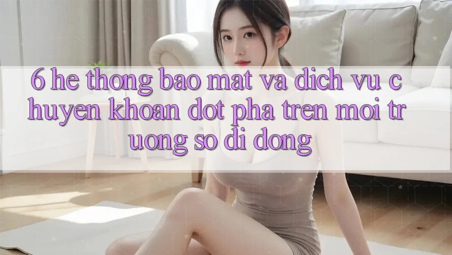 6. Hệ Thống Bảo Mật Và Dịch Vụ Chuyển khoản Đột Phá Trên Môi trường số di động 6. Hệ Thống Bảo Mật Và Dịch Vụ Chuyển khoản Đột Phá Trên Môi trường số di động