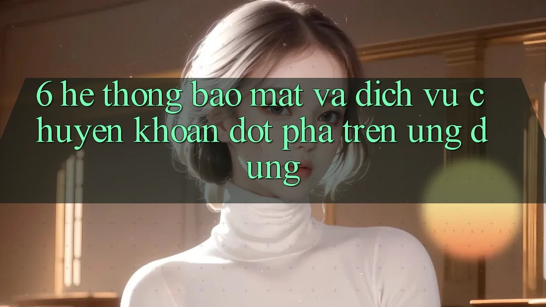 6. Hệ Thống Bảo Mật Và Dịch Vụ Chuyển khoản Đột Phá Trên Ứng dụng 6. Hệ Thống Bảo Mật Và Dịch Vụ Chuyển khoản Đột Phá Trên Ứng dụng
