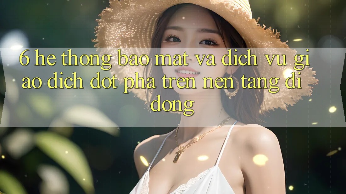 6. Hệ Thống Bảo Mật Và Dịch Vụ Giao dịch Đột Phá Trên Nền tảng di động 6. Hệ Thống Bảo Mật Và Dịch Vụ Giao dịch Đột Phá Trên Nền tảng di động