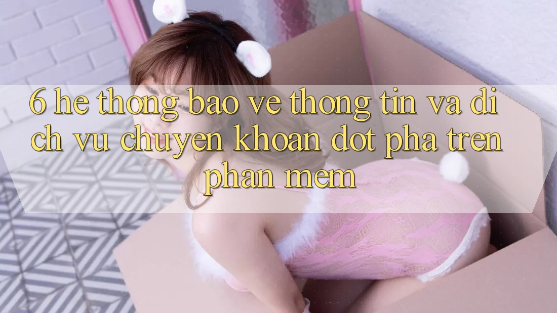 6. Hệ Thống Bảo vệ thông tin Và Dịch Vụ Chuyển khoản Đột Phá Trên Phần mềm 6. Hệ Thống Bảo vệ thông tin Và Dịch Vụ Chuyển khoản Đột Phá Trên Phần mềm