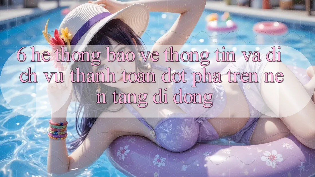 6. Hệ Thống Bảo vệ thông tin Và Dịch Vụ Thanh Toán Đột Phá Trên Nền tảng di động