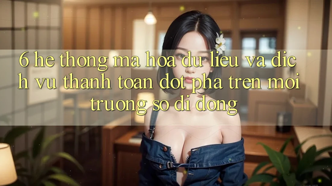 6. Hệ Thống Mã hóa dữ liệu Và Dịch Vụ Thanh Toán Đột Phá Trên Môi trường số di động