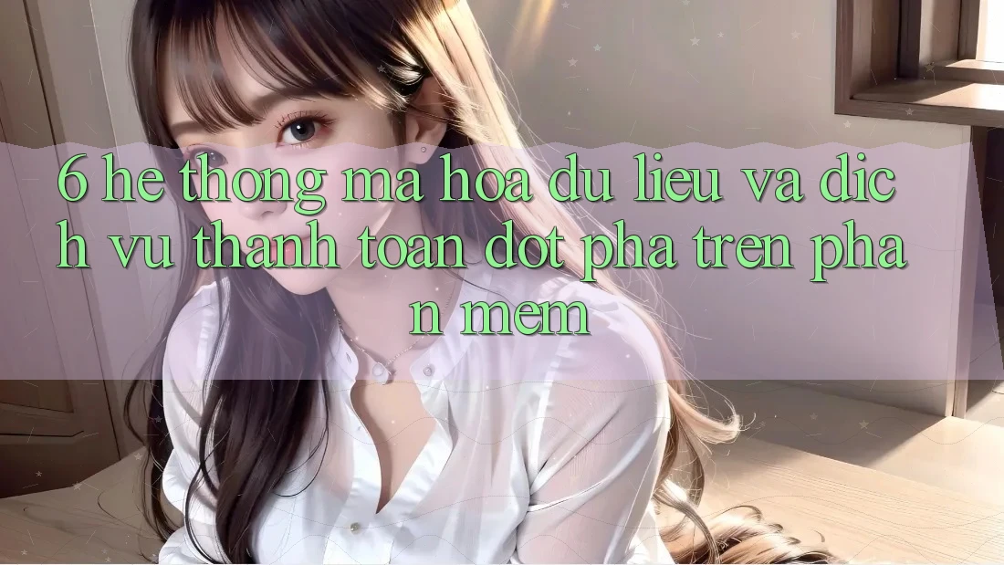 6. Hệ Thống Mã hóa dữ liệu Và Dịch Vụ Thanh toán Đột Phá Trên Phần mềm 6. Hệ Thống Mã hóa dữ liệu Và Dịch Vụ Thanh toán Đột Phá Trên Phần mềm