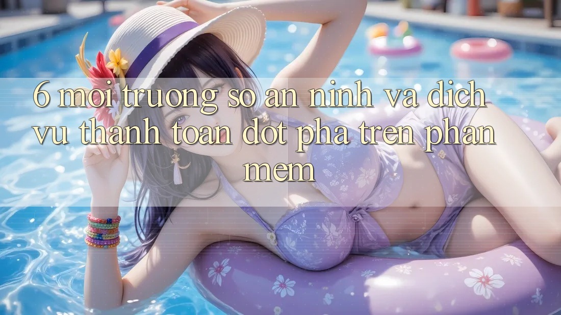 6. Môi trường số An ninh Và Dịch Vụ Thanh Toán Đột Phá Trên Phần mềm