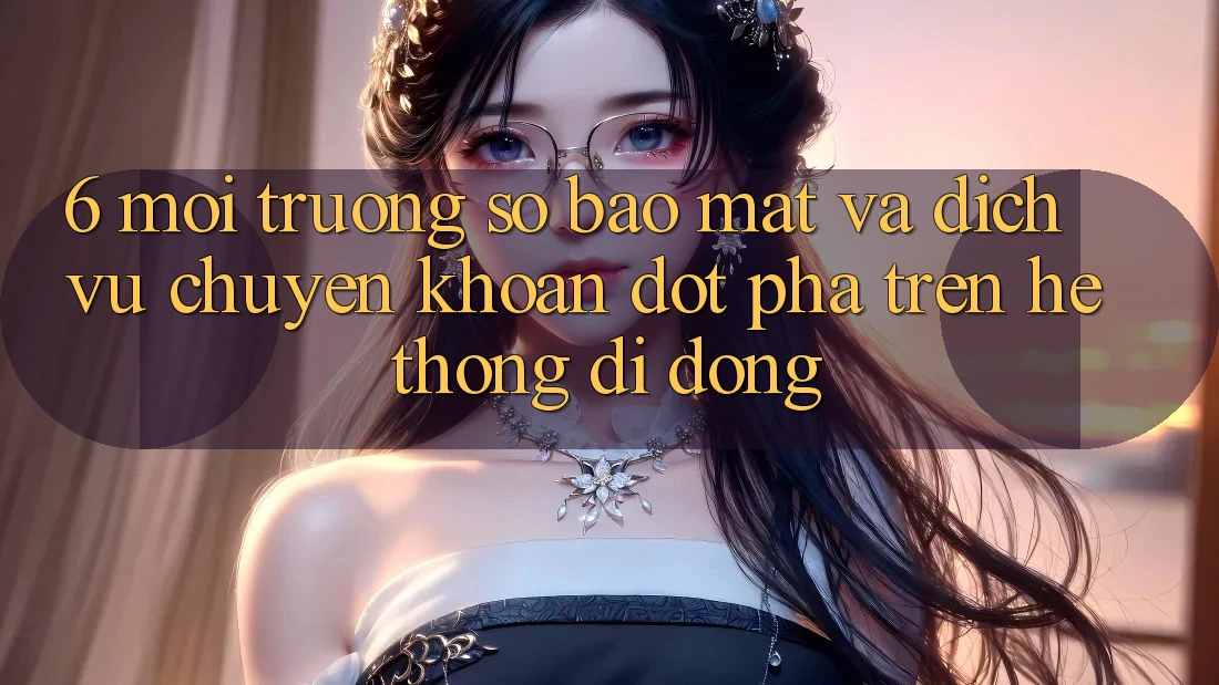 6. Môi trường số Bảo Mật Và Dịch Vụ Chuyển khoản Đột Phá Trên Hệ thống di động