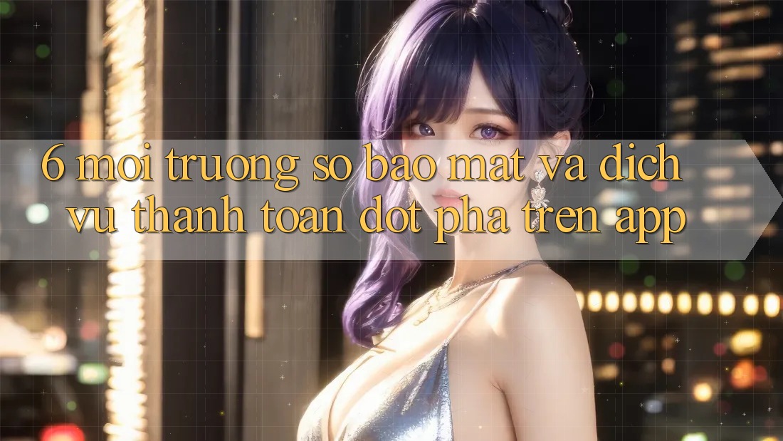 6. Môi trường số Bảo Mật Và Dịch Vụ Thanh Toán Đột Phá Trên App