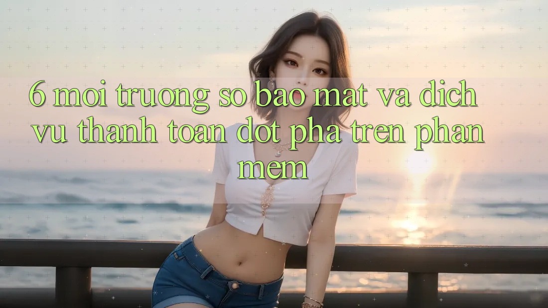 6. Môi trường số Bảo Mật Và Dịch Vụ Thanh Toán Đột Phá Trên Phần mềm