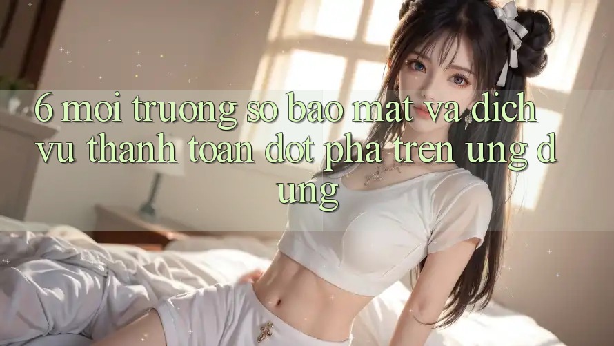 6. Môi trường số Bảo Mật Và Dịch Vụ Thanh Toán Đột Phá Trên Ứng dụng