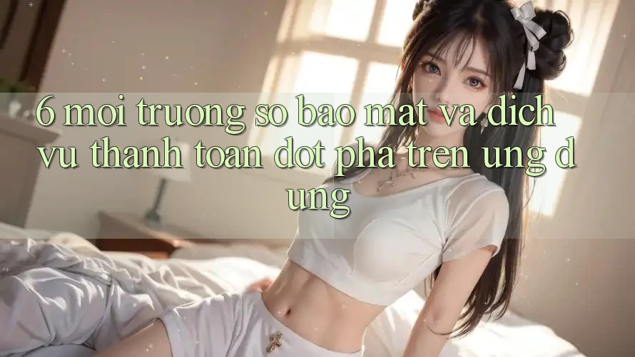 6. Môi trường số Bảo Mật Và Dịch Vụ Thanh Toán Đột Phá Trên Ứng dụng 6. Môi trường số Bảo Mật Và Dịch Vụ Thanh Toán Đột Phá Trên Ứng dụng