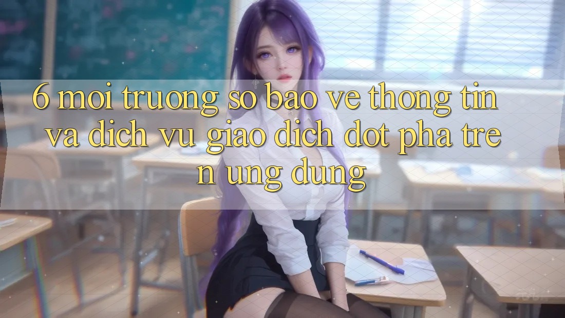 6. Môi trường số Bảo vệ thông tin Và Dịch Vụ Giao dịch Đột Phá Trên Ứng dụng