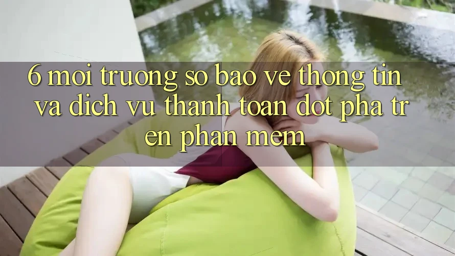 6. Môi trường số Bảo vệ thông tin Và Dịch Vụ Thanh Toán Đột Phá Trên Phần mềm