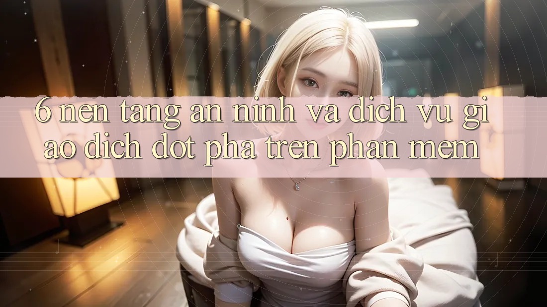 6. Nền tảng An ninh Và Dịch Vụ Giao dịch Đột Phá Trên Phần mềm