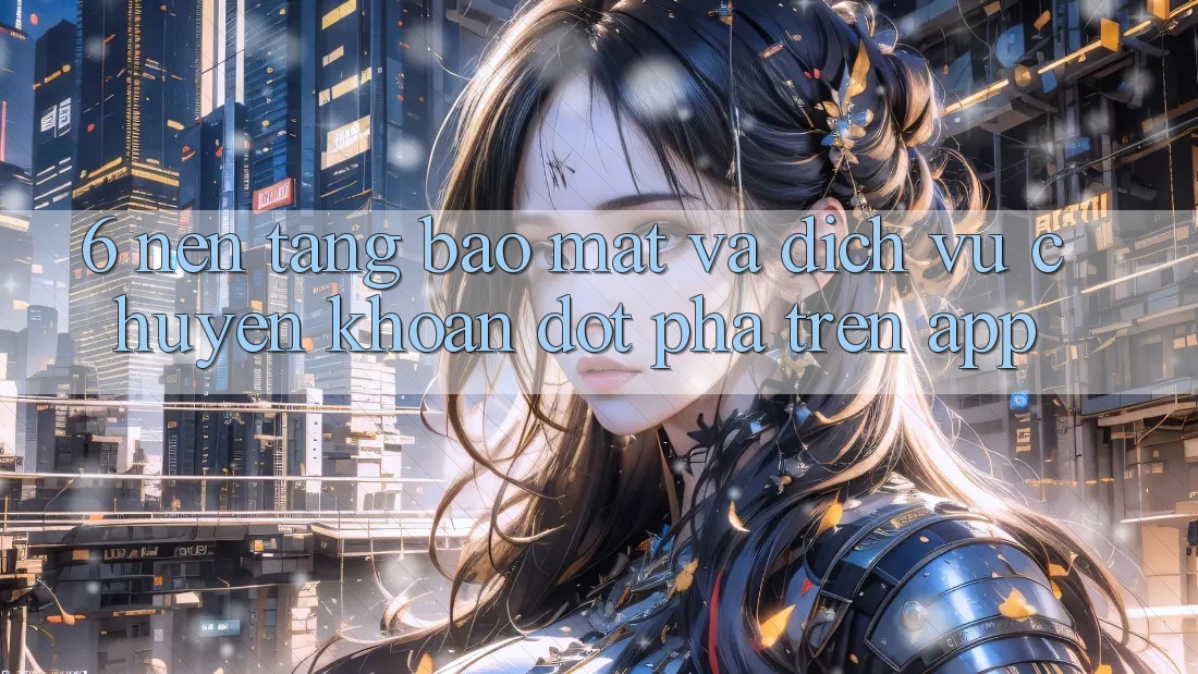 6. Nền tảng Bảo Mật Và Dịch Vụ Chuyển khoản Đột Phá Trên App