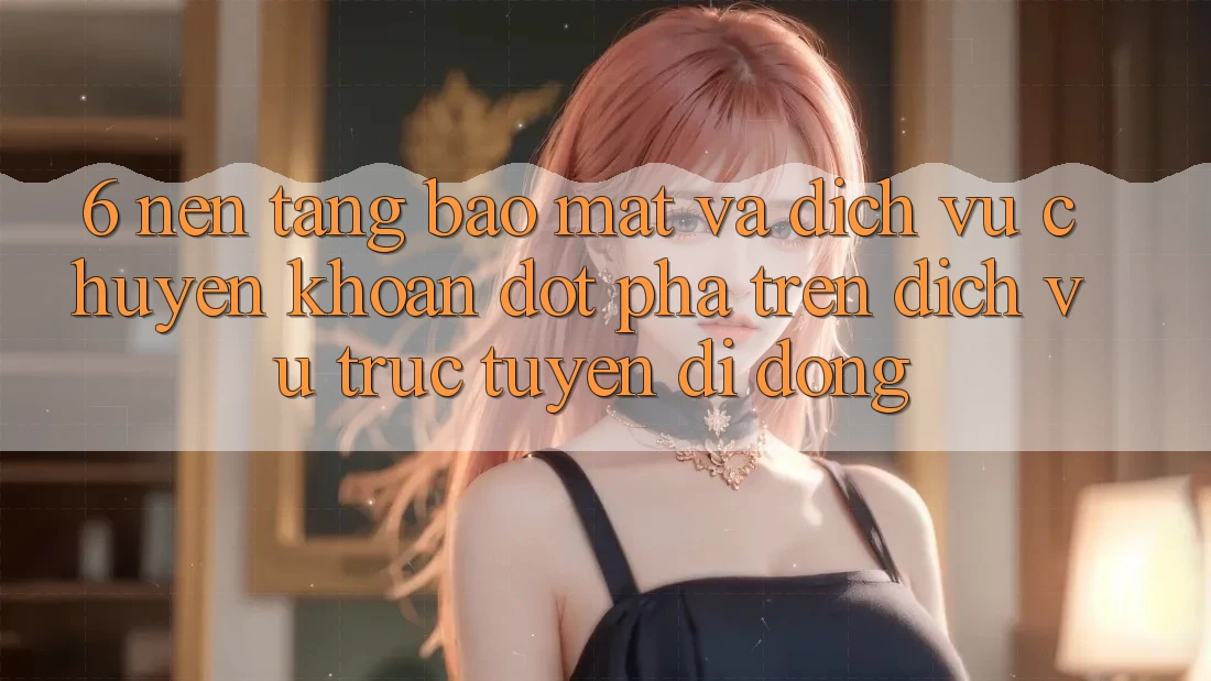 6. Nền tảng Bảo Mật Và Dịch Vụ Chuyển khoản Đột Phá Trên Dịch vụ trực tuyến di động 6. Nền tảng Bảo Mật Và Dịch Vụ Chuyển khoản Đột Phá Trên Dịch vụ trực tuyến di động
