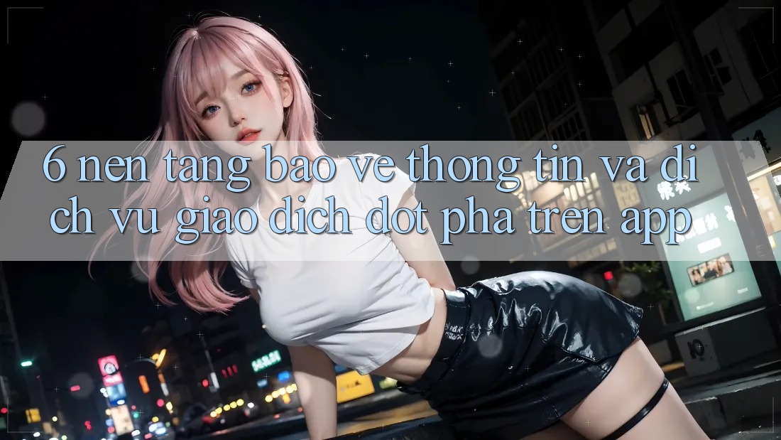 6. Nền tảng Bảo vệ thông tin Và Dịch Vụ Giao dịch Đột Phá Trên App 6. Nền tảng Bảo vệ thông tin Và Dịch Vụ Giao dịch Đột Phá Trên App