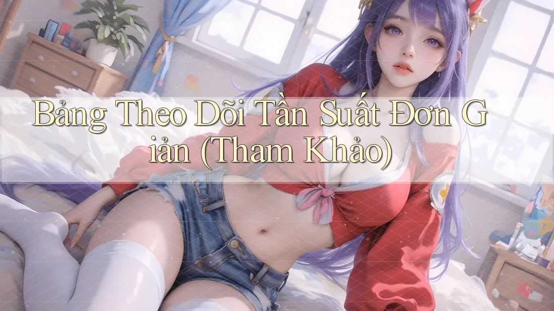 Bảng Theo Dõi Tần Suất Đơn Giản (Tham Khảo)