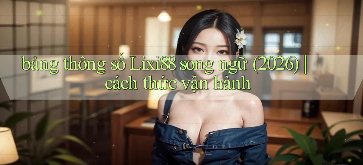 bảng thông số Lixi88 song ngữ (2026) cách thức vận hành