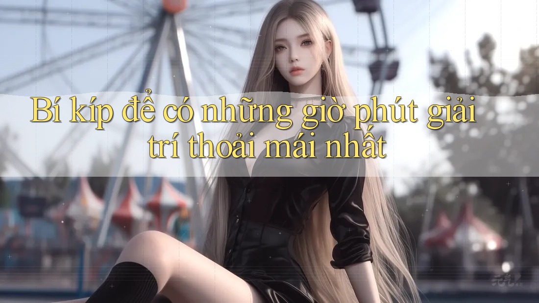 Bí kíp để có những giờ phút giải trí thoải mái nhất