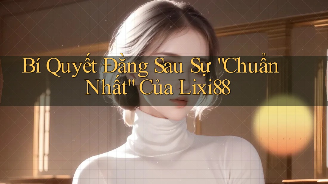 Bí Quyết Đằng Sau Sự “Chuẩn Nhất” Của Lixi88