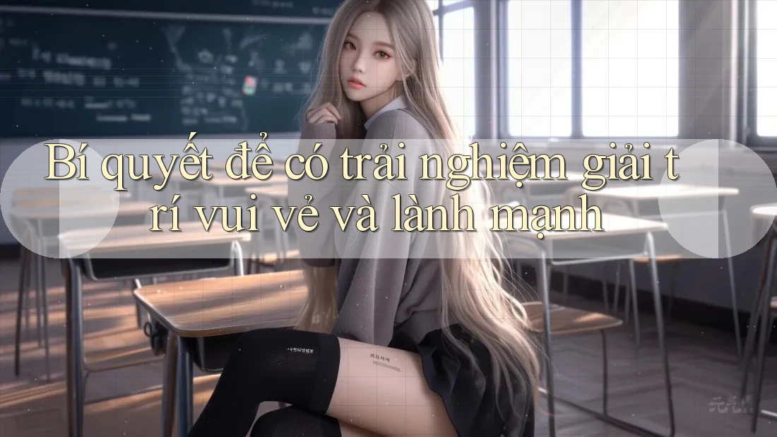 Bí quyết để có trải nghiệm giải trí vui vẻ và lành mạnh Bí quyết để có trải nghiệm giải trí vui vẻ và lành mạnh
