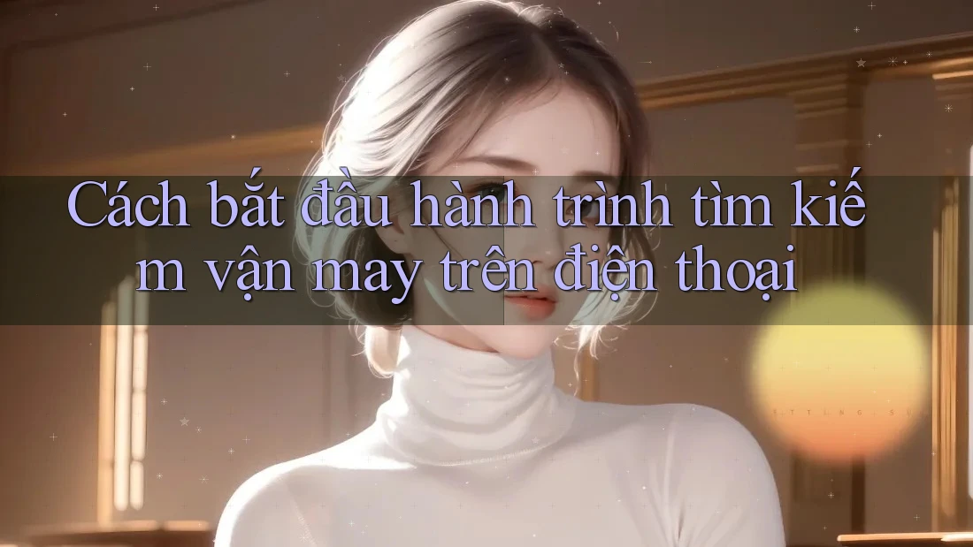 Cách bắt đầu hành trình tìm kiếm vận may trên điện thoại
