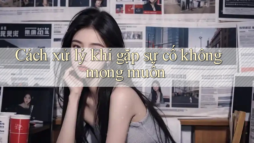 Cách xử lý khi gặp sự cố không mong muốn