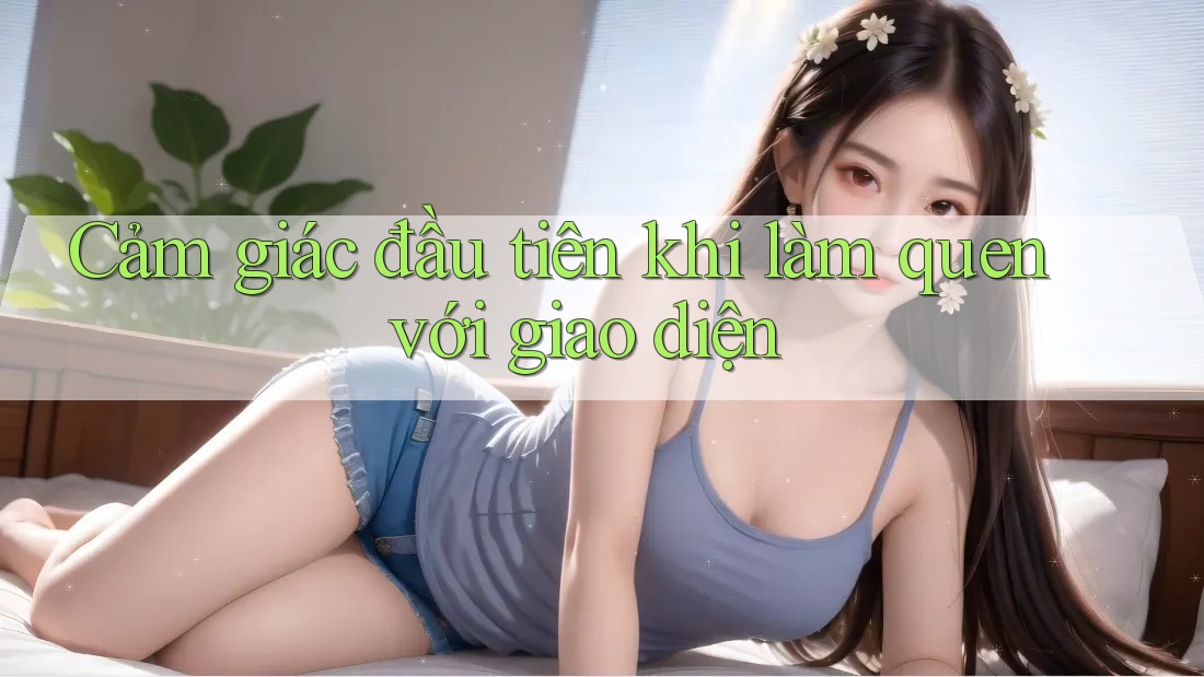 Cảm giác đầu tiên khi làm quen với giao diện