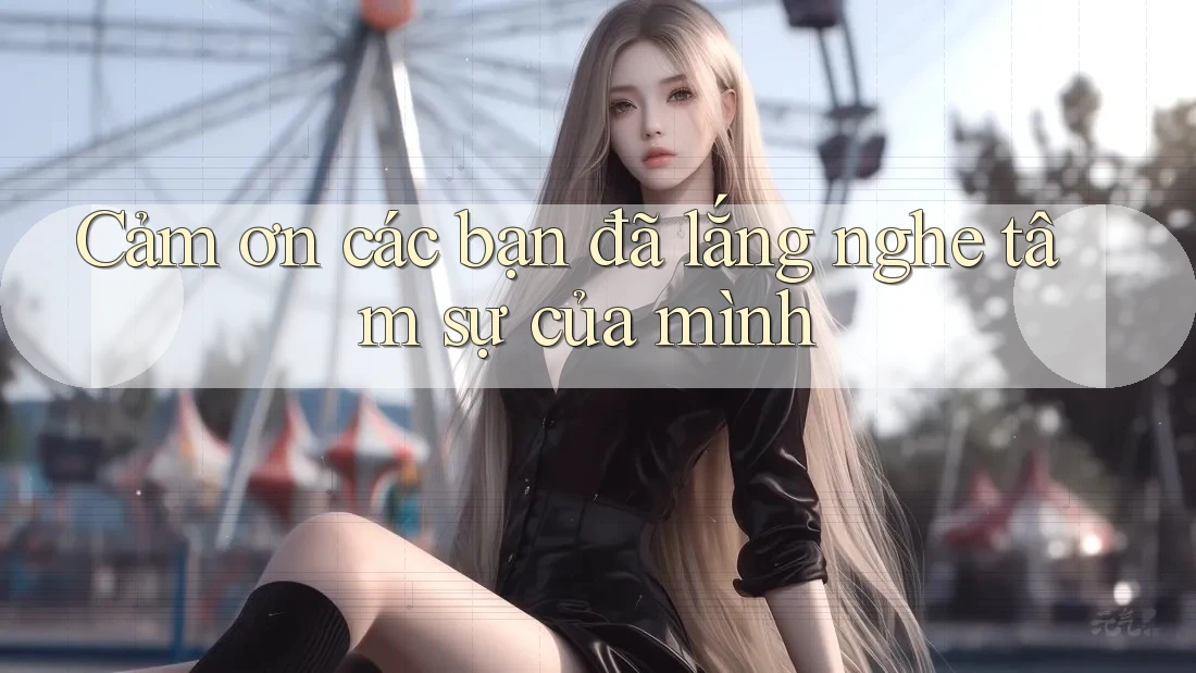 Cảm ơn các bạn đã lắng nghe tâm sự của mình Cảm ơn các bạn đã lắng nghe tâm sự của mình