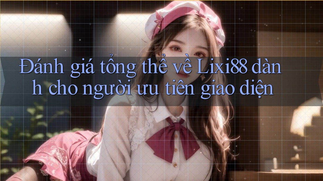 Đánh giá tổng thể về Lixi88 dành cho người ưu tiên giao diện