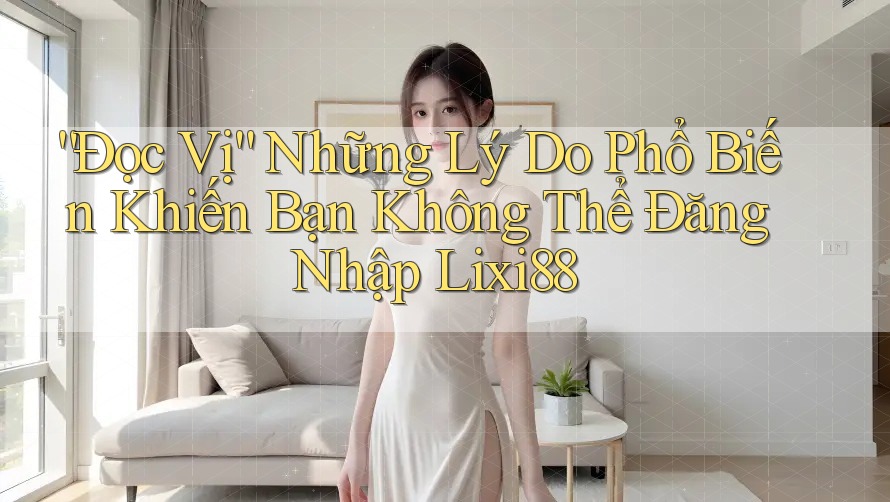 “Đọc Vị” Những Lý Do Phổ Biến Khiến Bạn Không Thể Đăng Nhập Lixi88
