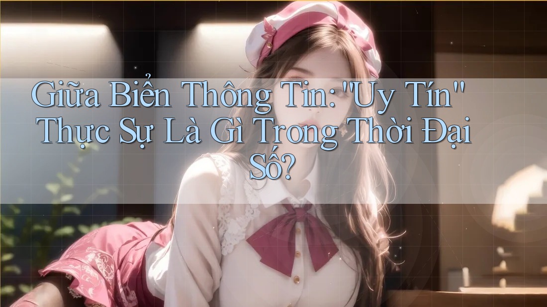 Giữa Biển Thông Tin: “Uy Tín” Thực Sự Là Gì Trong Thời Đại Số?