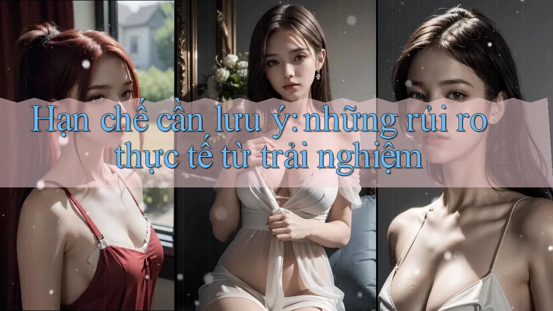 Hạn chế cần lưu ý: những rủi ro thực tế từ trải nghiệm