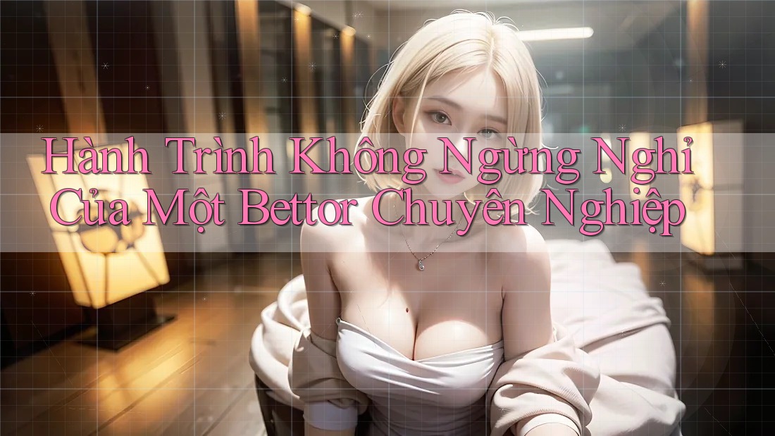 Hành Trình Không Ngừng Nghỉ Của Một Bettor Chuyên Nghiệp