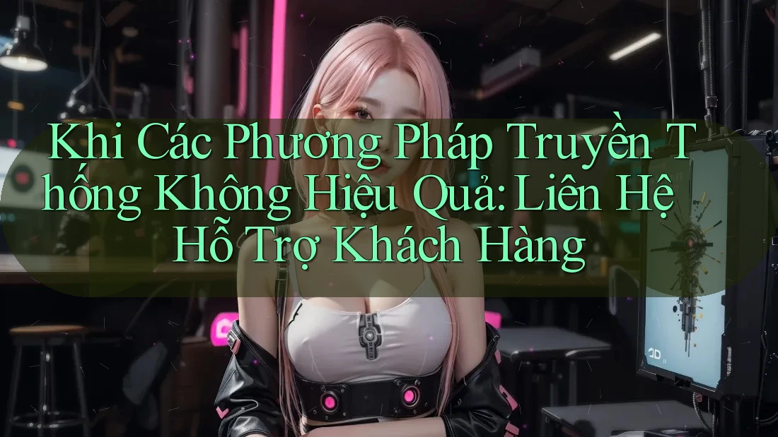 Khi Các Phương Pháp Truyền Thống Không Hiệu Quả: Liên Hệ Hỗ Trợ Khách Hàng