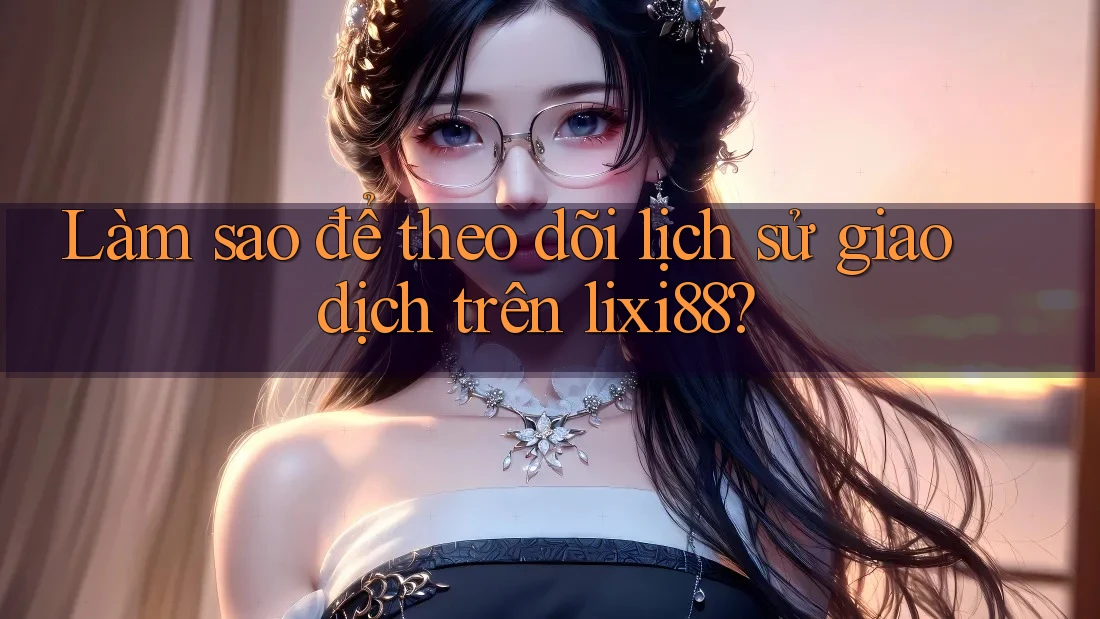 Làm sao để theo dõi lịch sử giao dịch trên lixi88?
