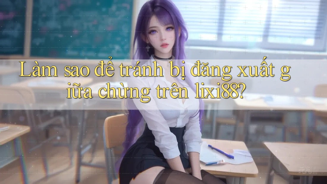 Làm sao để tránh bị đăng xuất giữa chừng trên lixi88?
